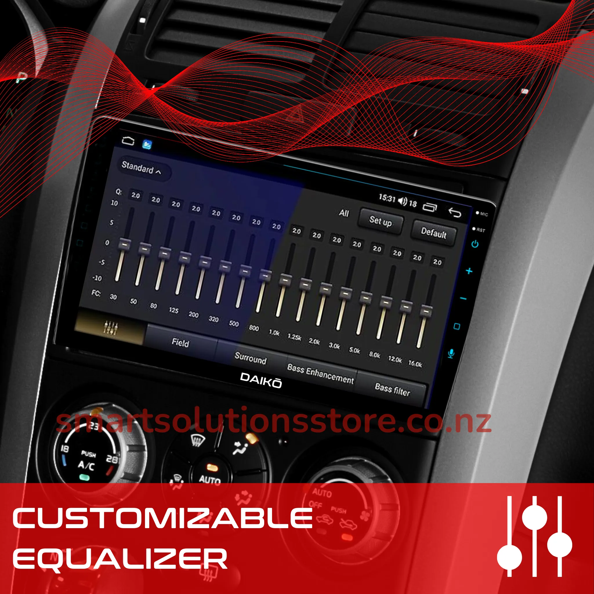 Daiko Ultra Car Stereo Carplay Android Auto Holden Colorado Isuzu D-Max  NO MyLink 2012-2016