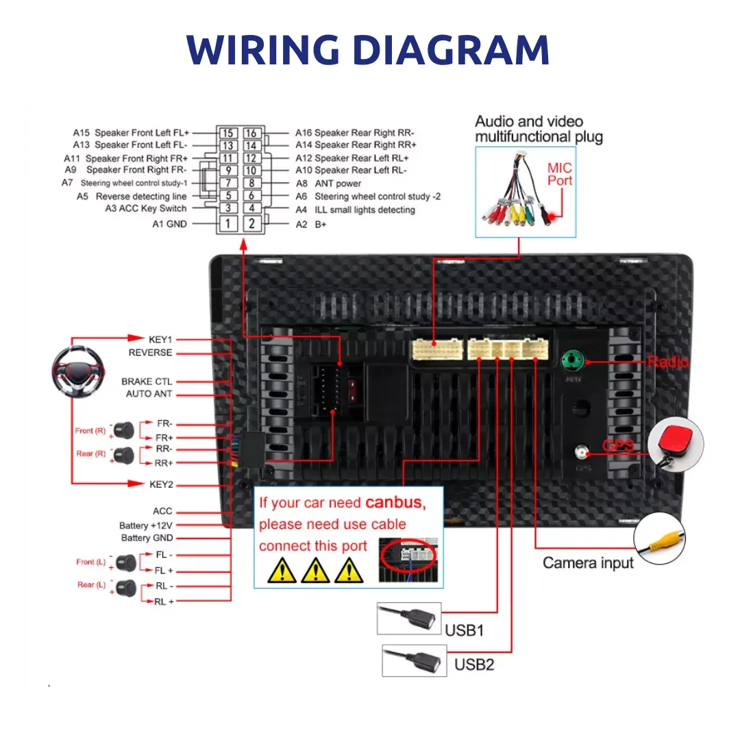 Daiko Ultra Car Stereo Wireless Carplay Android Auto For Ford Ranger 2019-2022