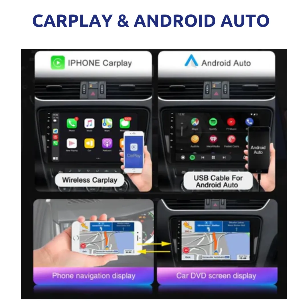 Daiko Ultra Car Stereo Wireless Carplay Android Auto For Toyota Estima 1999-2006