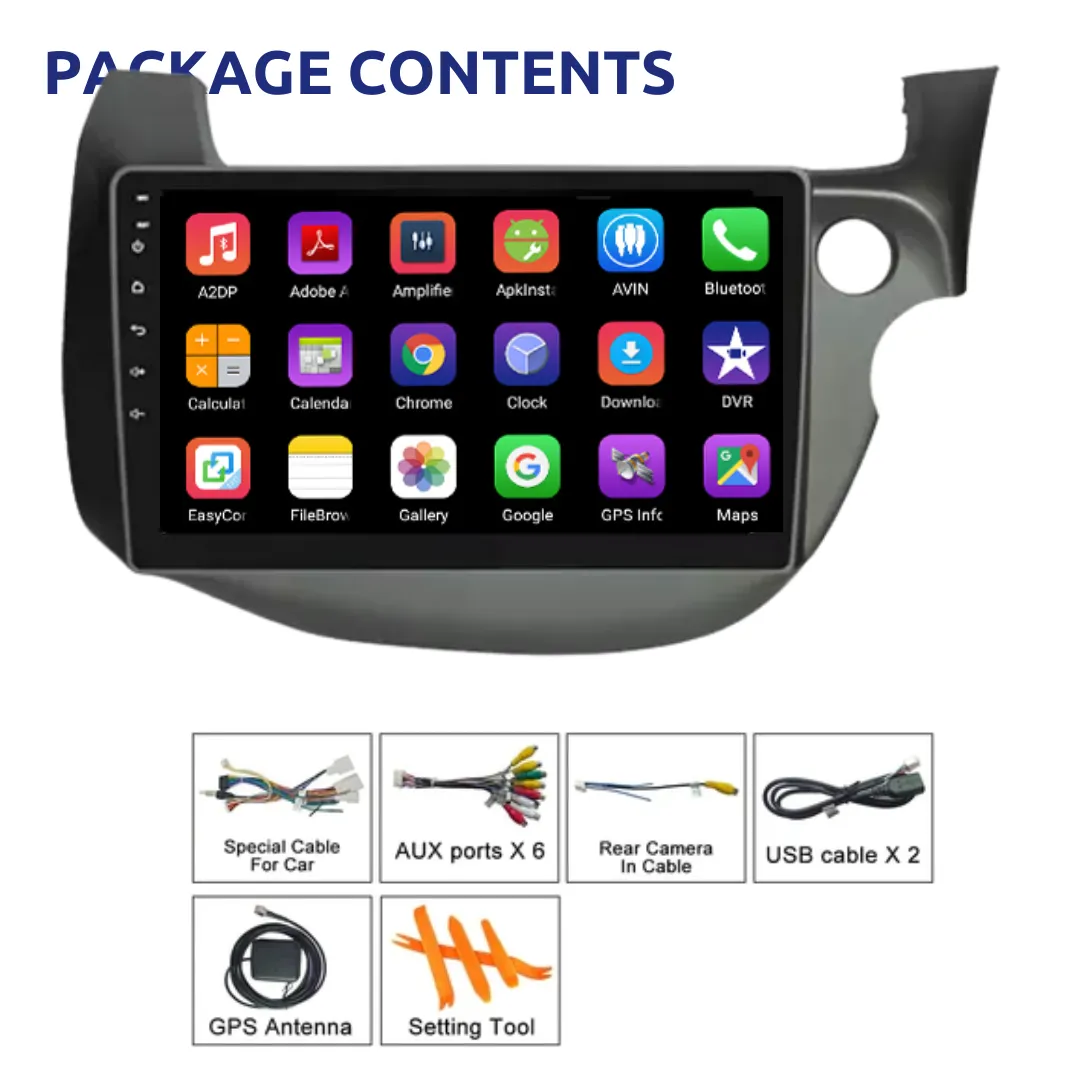 Daiko X Car Stereo Carplay Android Auto For Honda Fit Honda Jazz 2007-2013