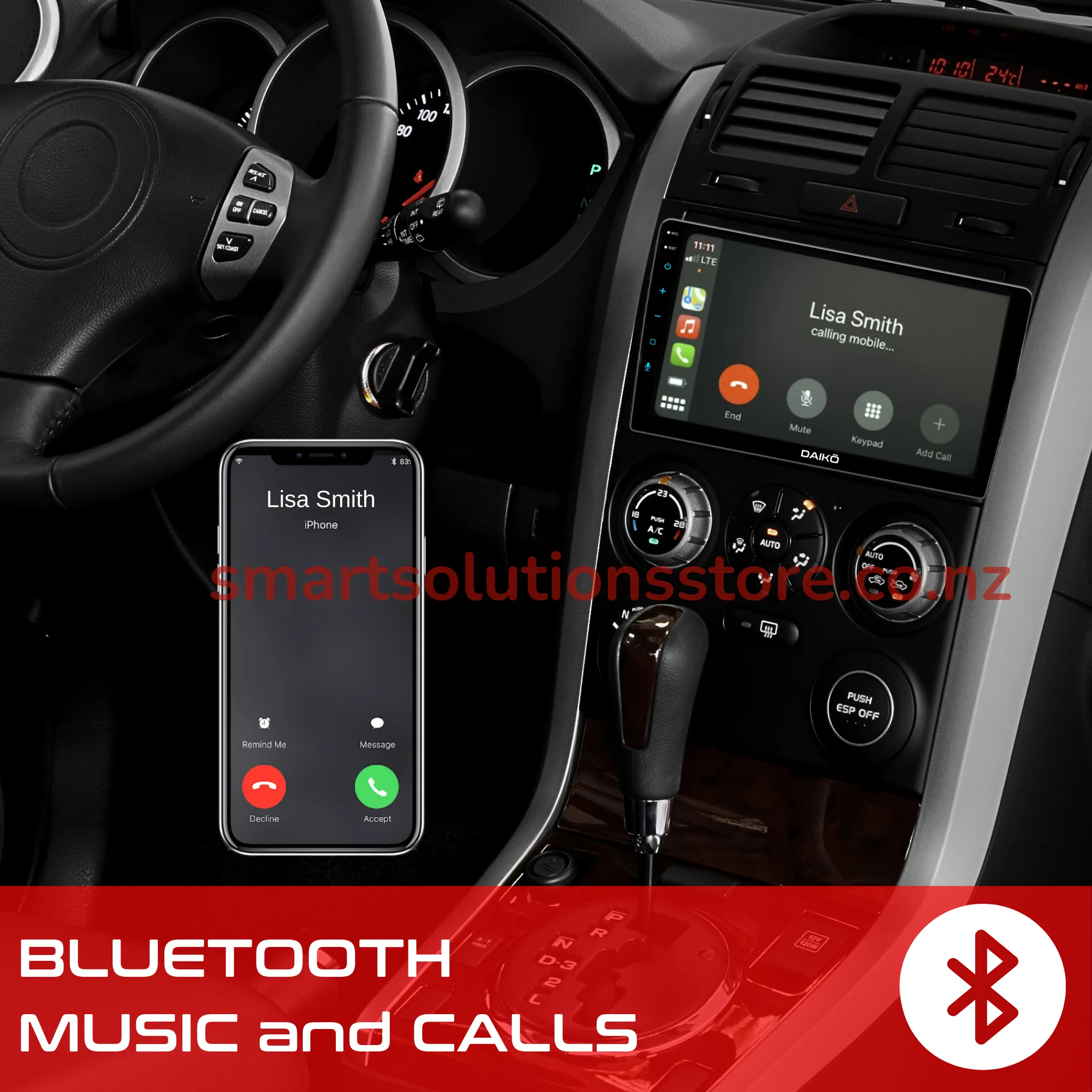 Daiko X Car Stereo Wireless Carplay Android 2GB RAM   32GB Auto 2GB RAM   32GB For 2012-2020 Dodge Journey