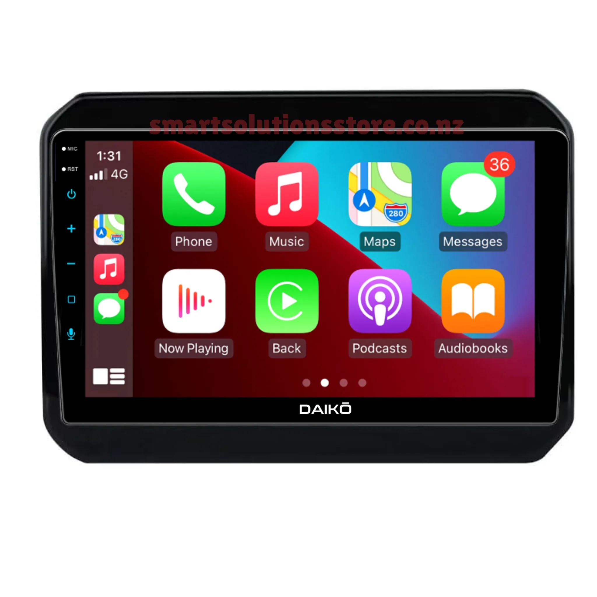 Daiko X Multimedia Unit Wireless Carplay Android Auto For Suzuki Ignis 2016 