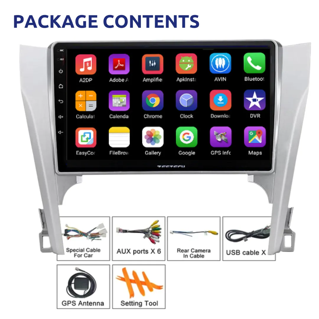 Daiko X Multimedia Unit Wireless Carplay Android Auto For Toyota Camry 2012-2017