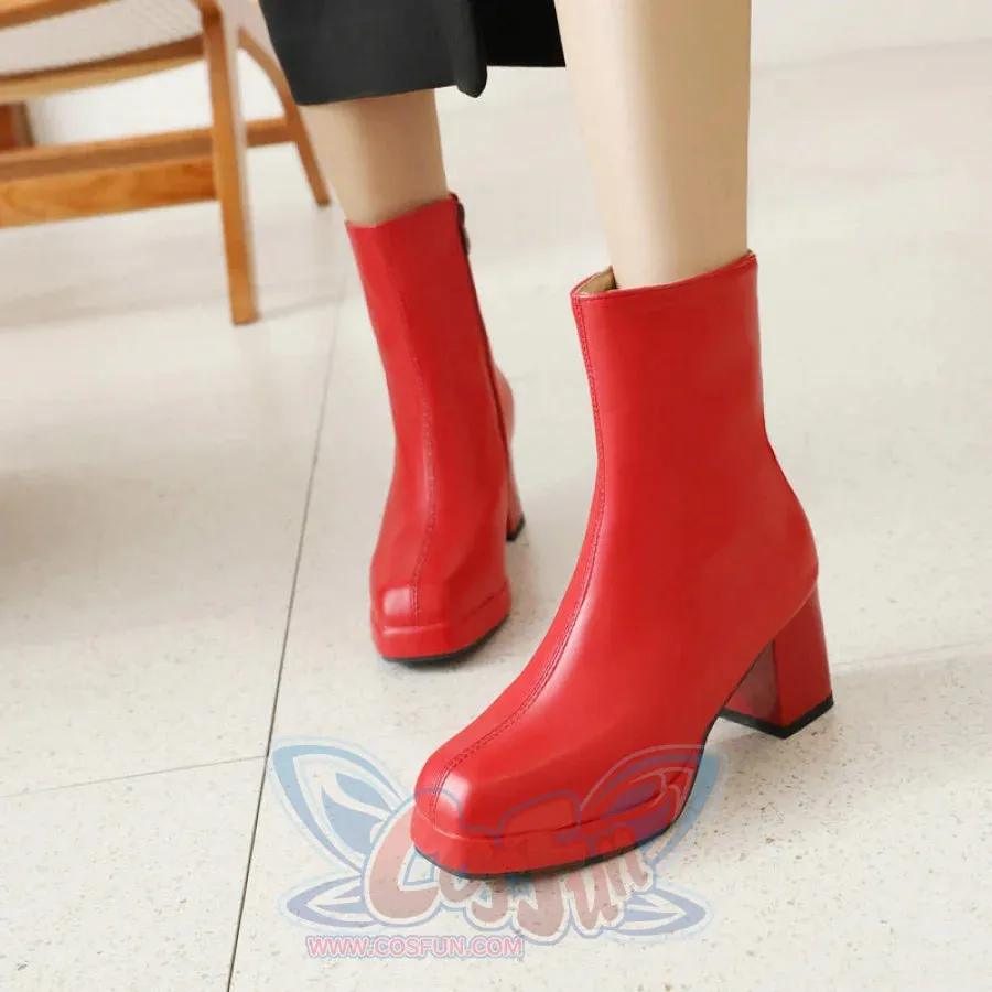 Deadpool & Wolverine Wade Winston Female Lady Deadpool Cosplay Shoes C09171