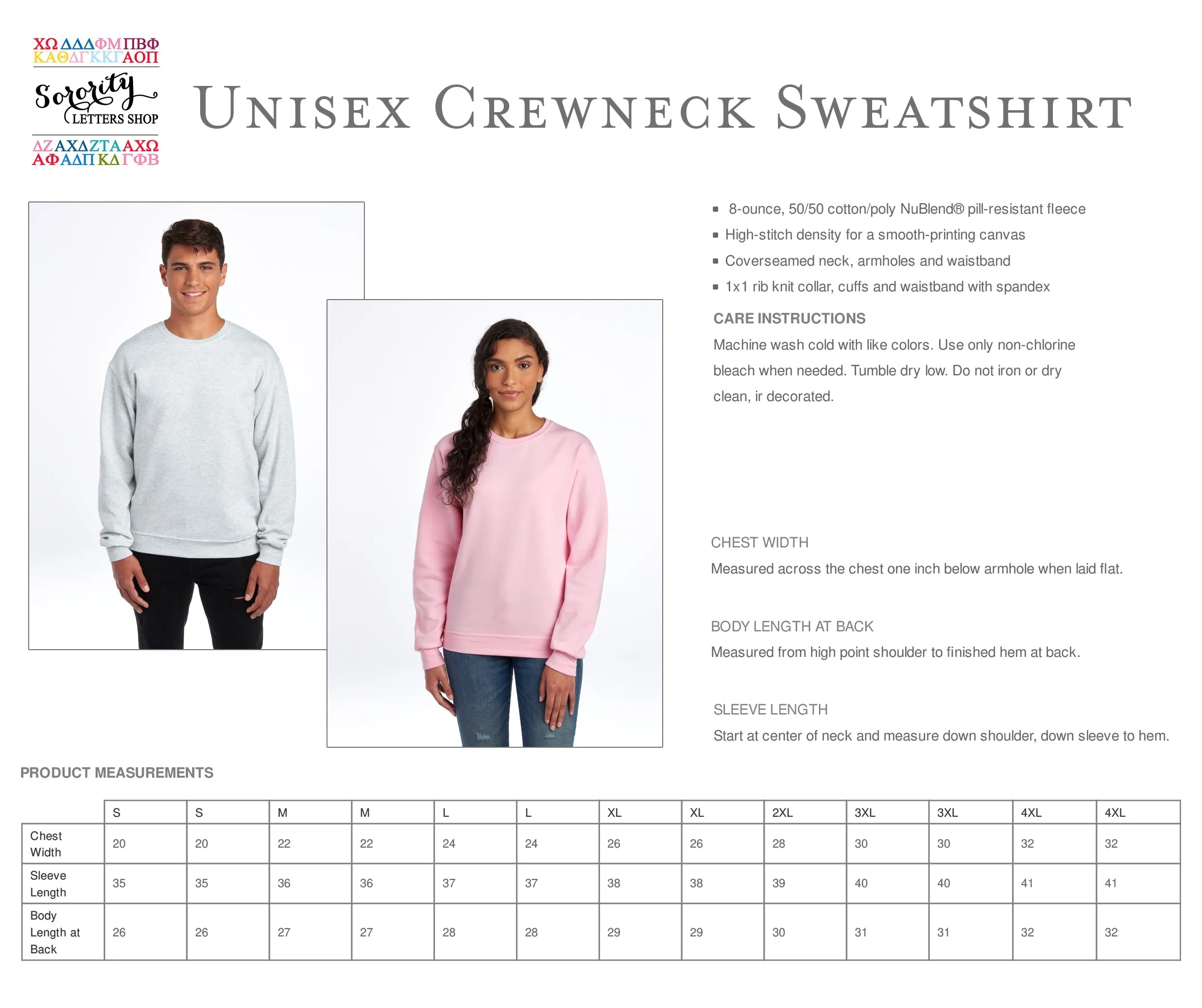Delta Gamma Sorority Crewneck Sweatshirt - Anchor