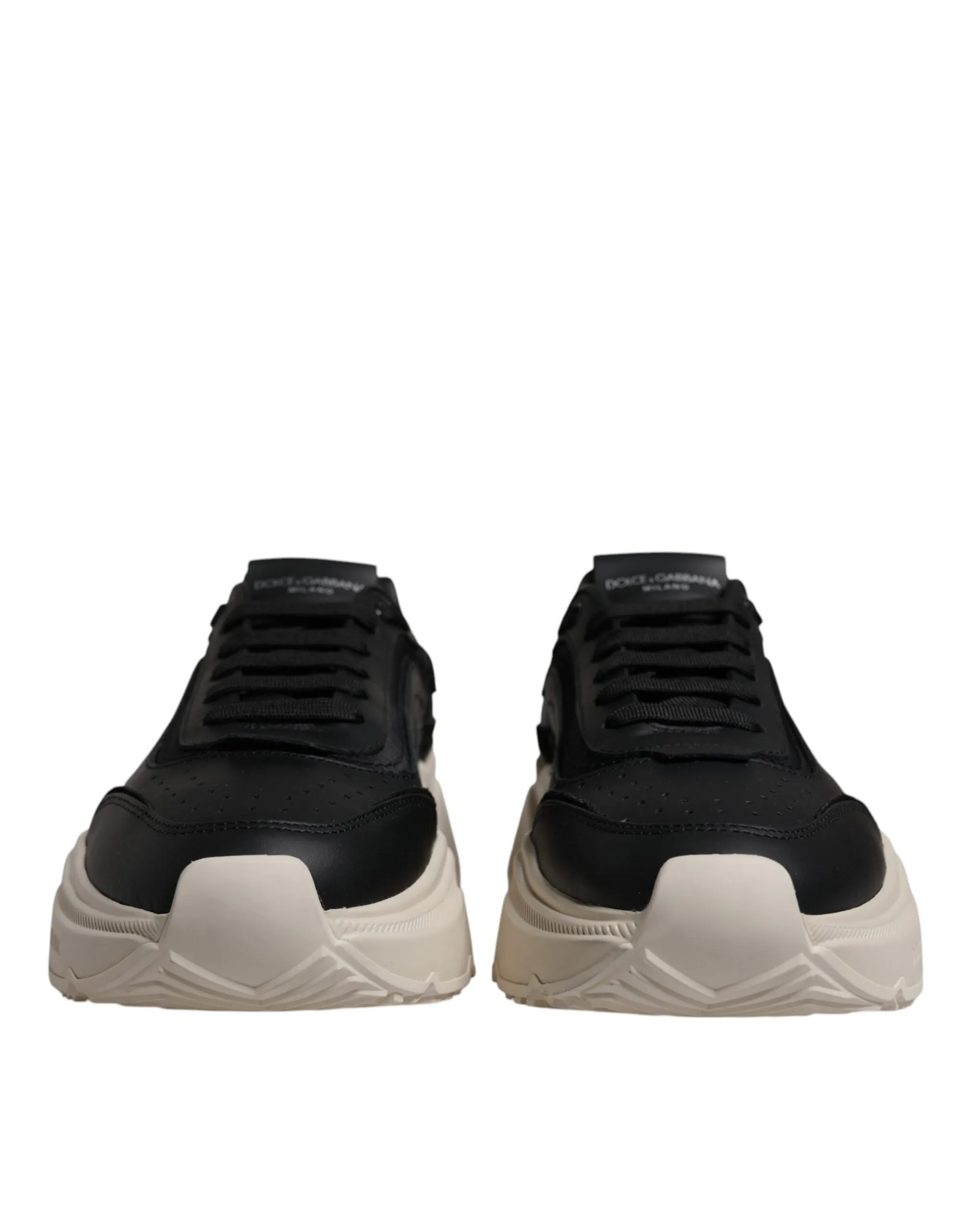 Dolce & Gabbana Black White Daymaster Low Top Sneakers Shoes