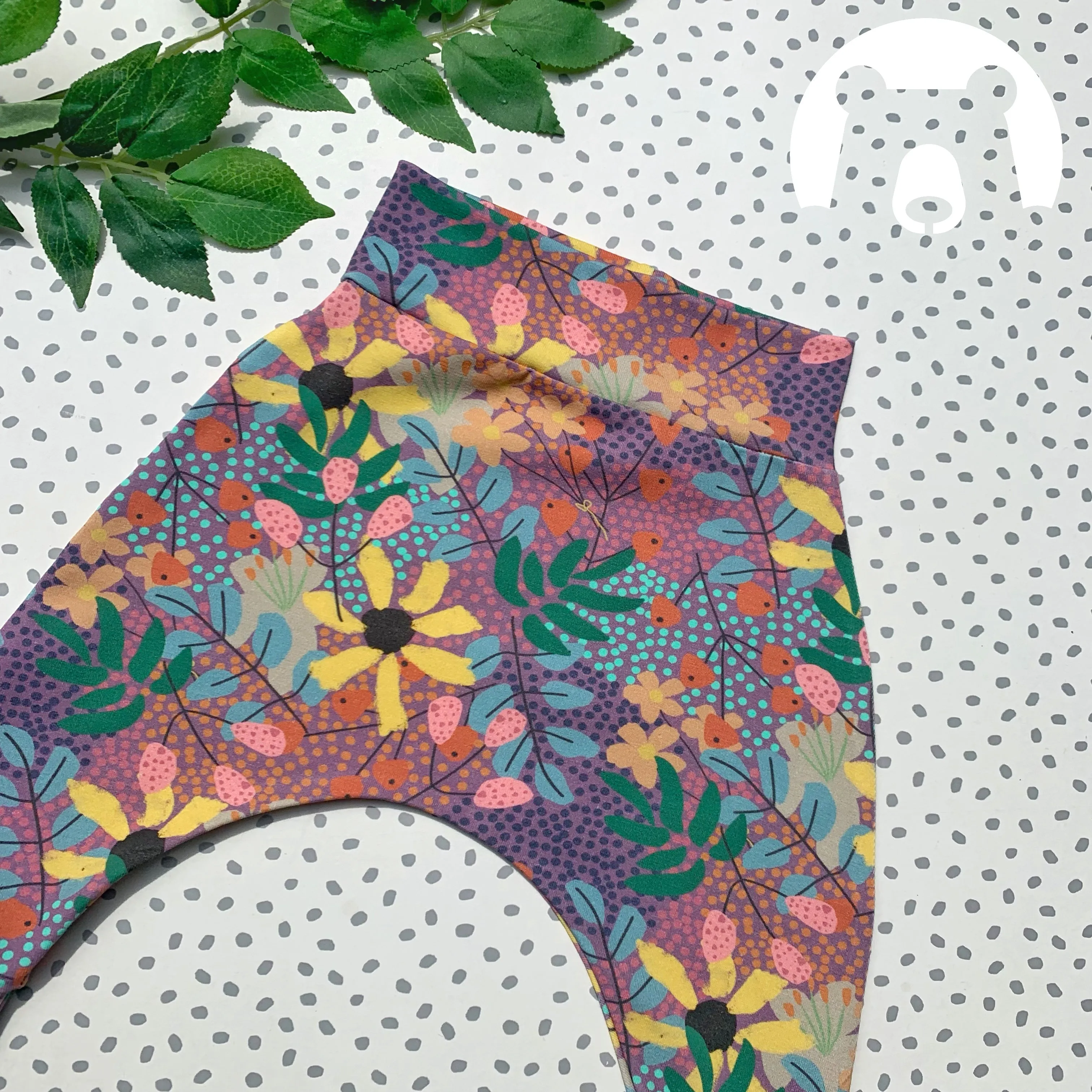 Dusky Floral Harem Pants/leggings