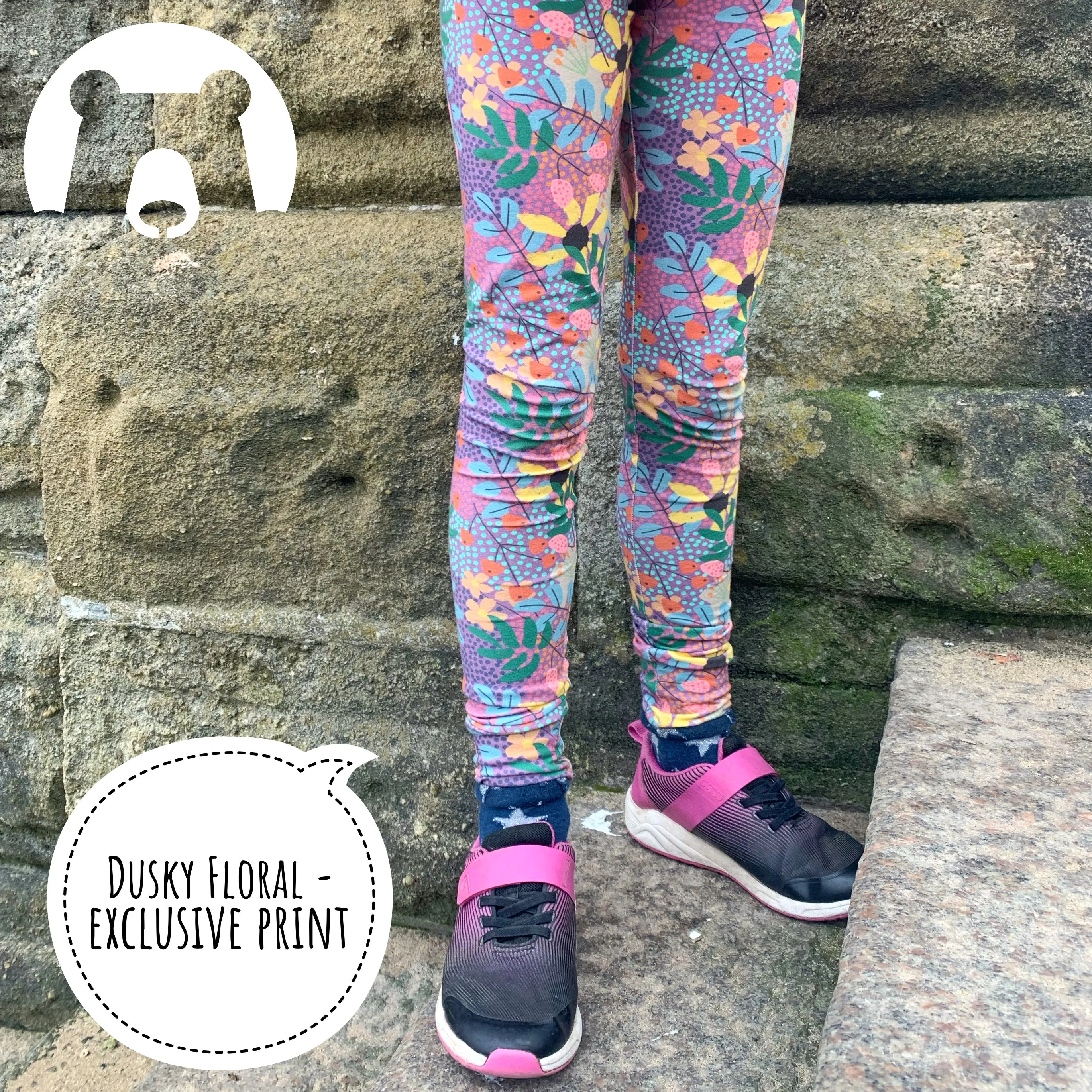 Dusky Floral Harem Pants/leggings