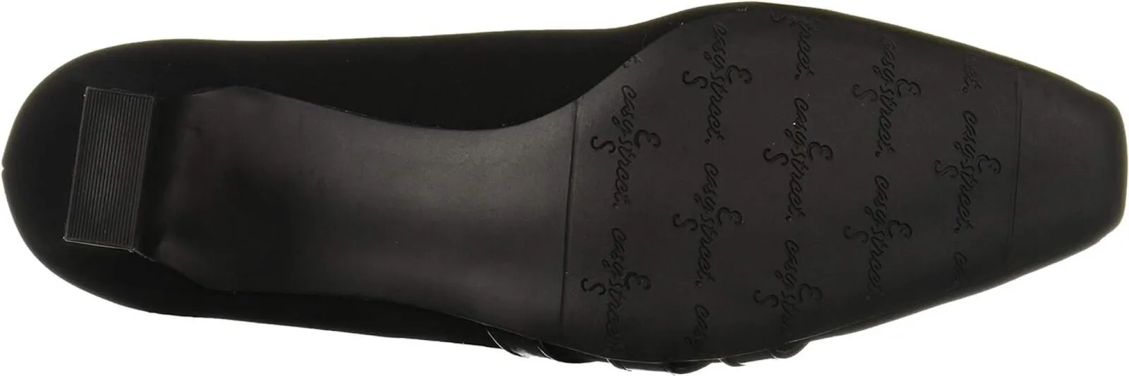 Easy Street Entice Squared Toe Pumps Women's Shoes ENTICE Black Suede 7.5M