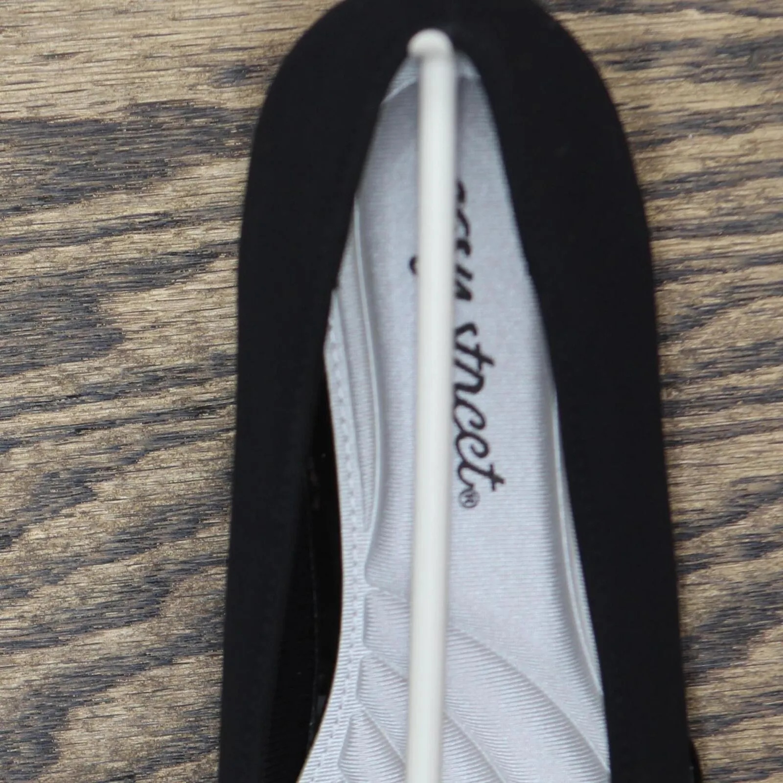 Easy Street Entice Squared Toe Pumps Women's Shoes ENTICE Black Suede 7.5M