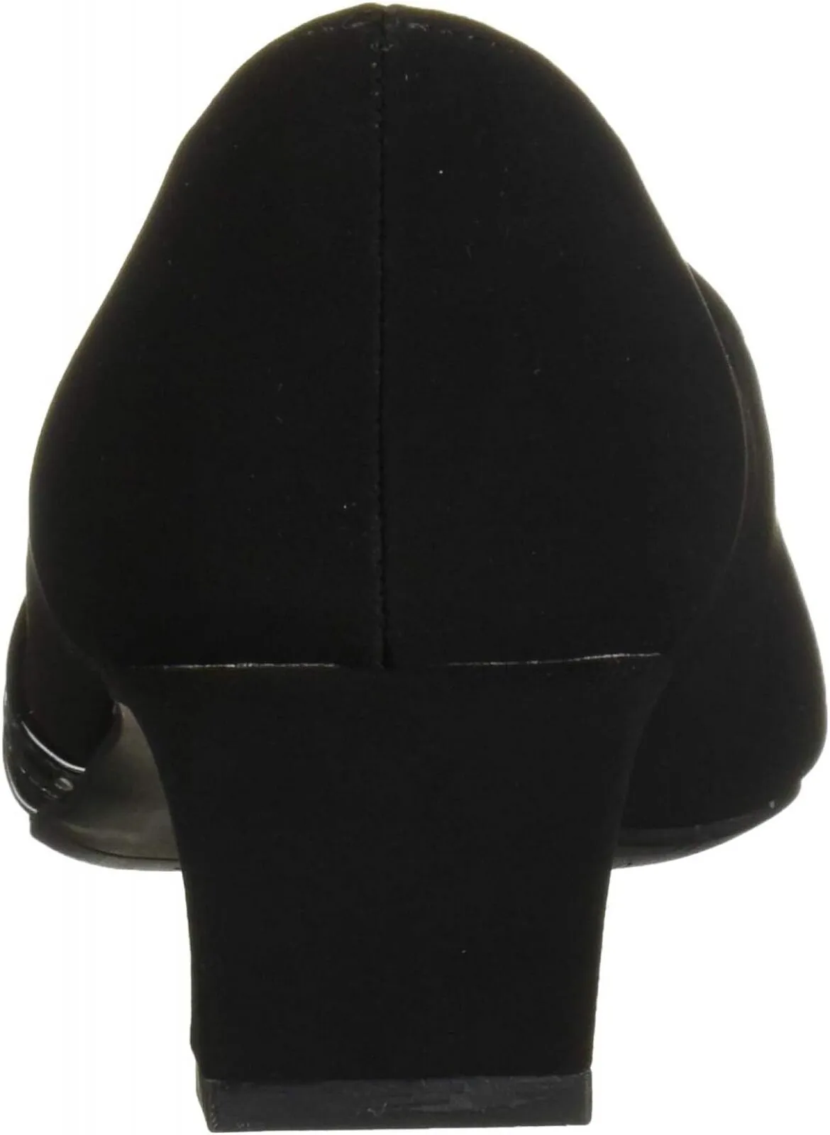 Easy Street Entice Squared Toe Pumps Women's Shoes ENTICE Black Suede 7.5M