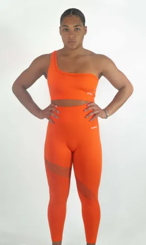 Edgy Sports Bra Orange