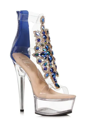 Ellie Shoes 609-LARA Stiletto With Rhinestone Upper
