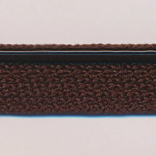 Flash Line Knit Piping  #36 Smoke Brown & Silver