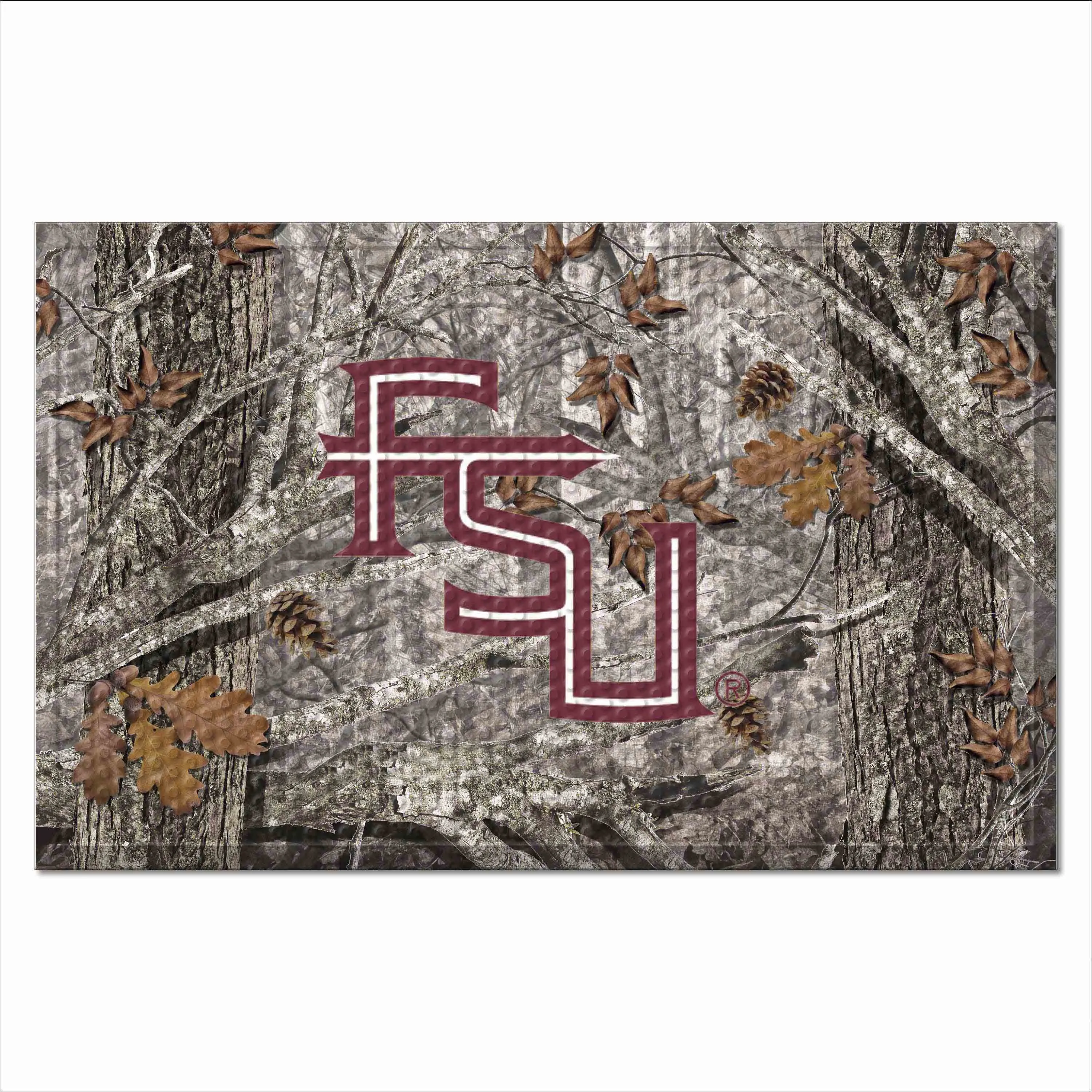 Florida State University Camo Scraper Mat