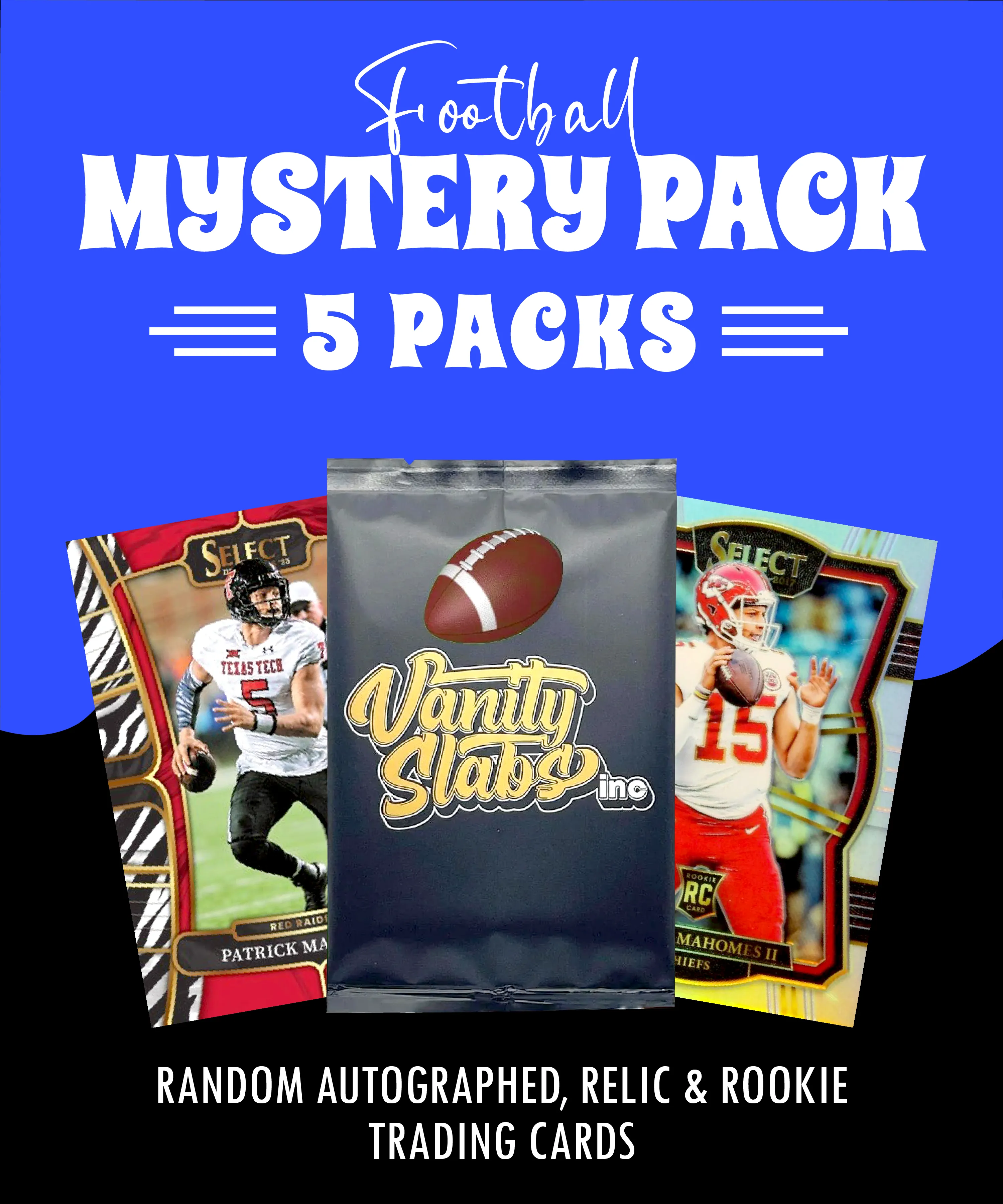 Football Mystery 5 Ultimate Elite Packs (Loaded with Goodies) Great Party Favors