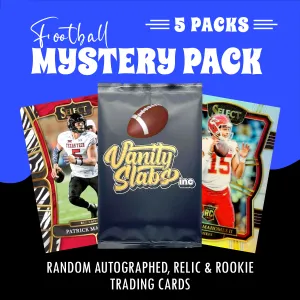 Football Mystery 5 Ultimate Elite Packs (Loaded with Goodies) Great Party Favors