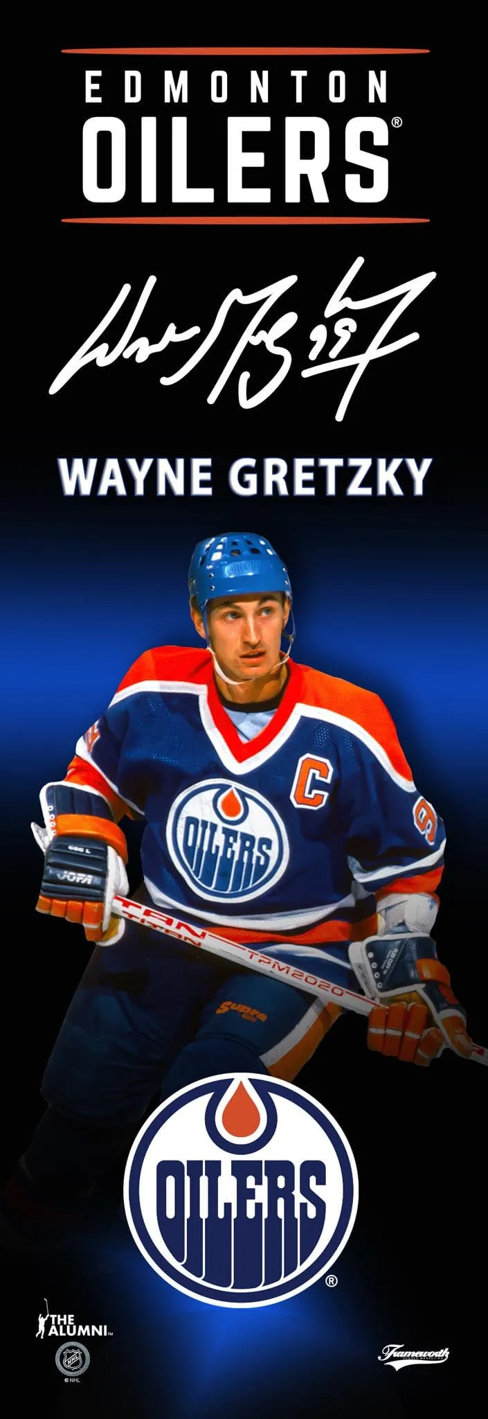 Frameworth Sports NHL Player Plaque - Wayne Gretzky