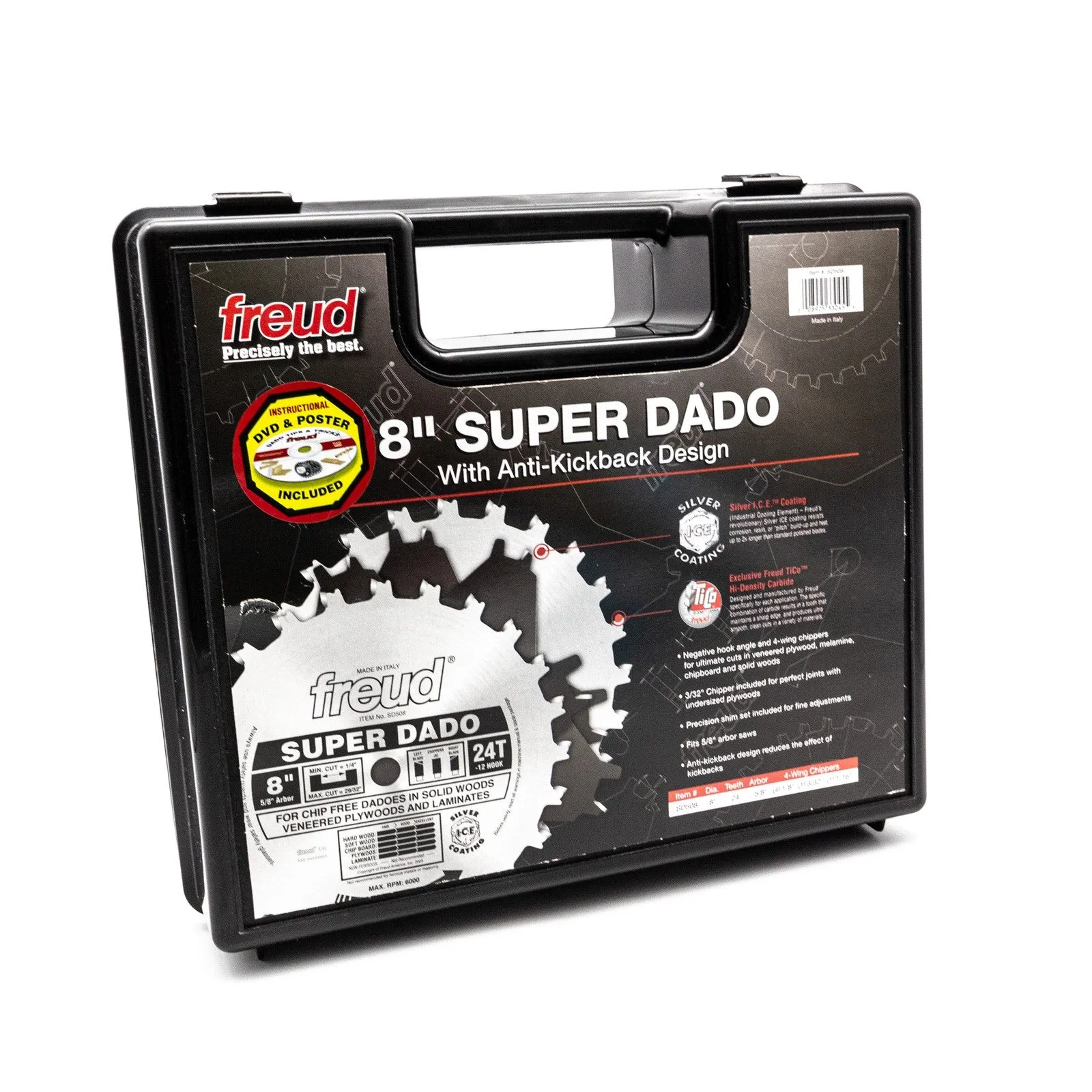 Freud 8in Super Dado Set (Freud)