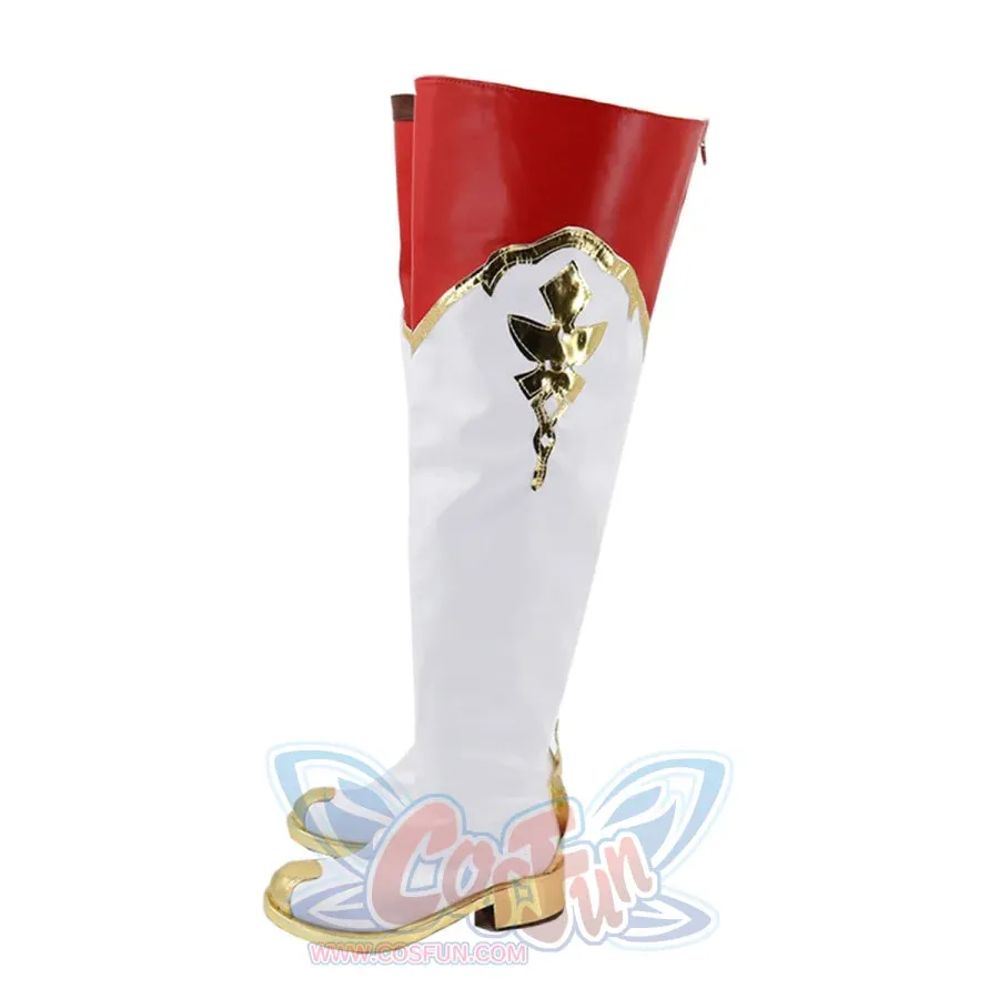 Genshin Impact Amber Cosplay Shoes Women Boots C00087