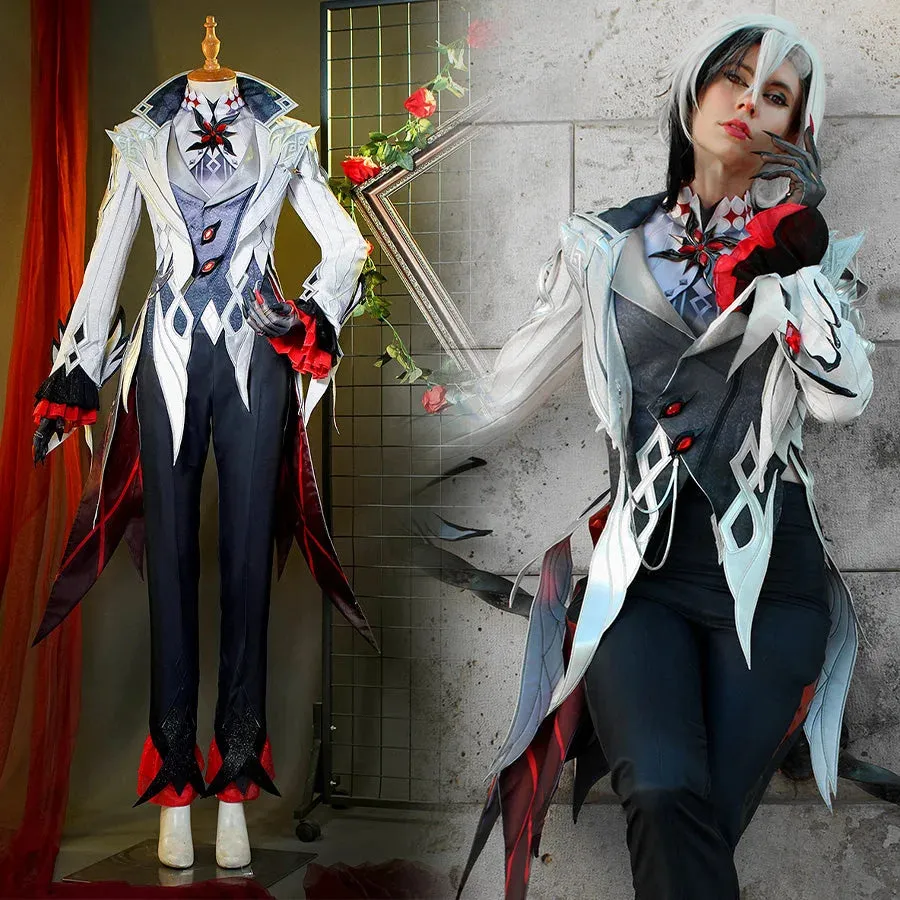 Genshin Impact Arlecchino The Knave Cosplay Costume C08268  AA