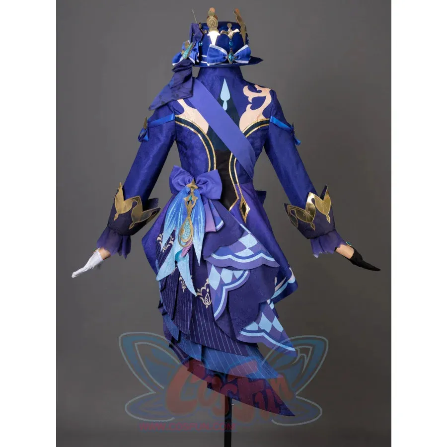 Genshin Impact Black Furina Hydro Archon Cosplay Costume C08739E  B