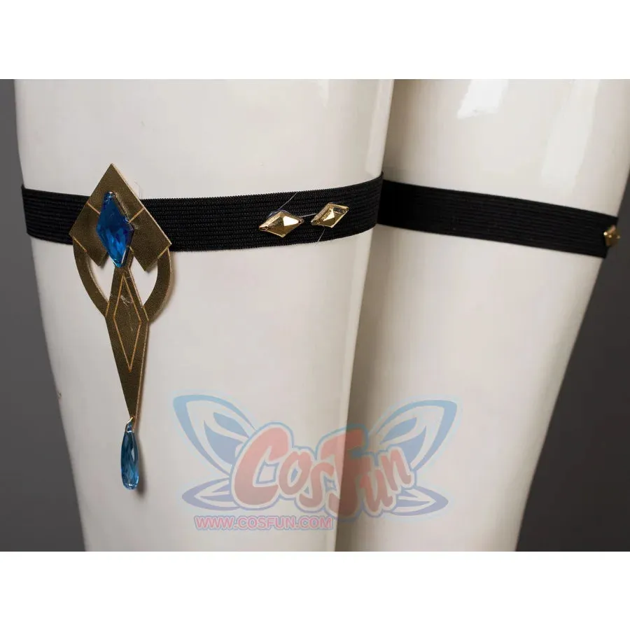 Genshin Impact Black Furina Hydro Archon Cosplay Costume C08739E  B