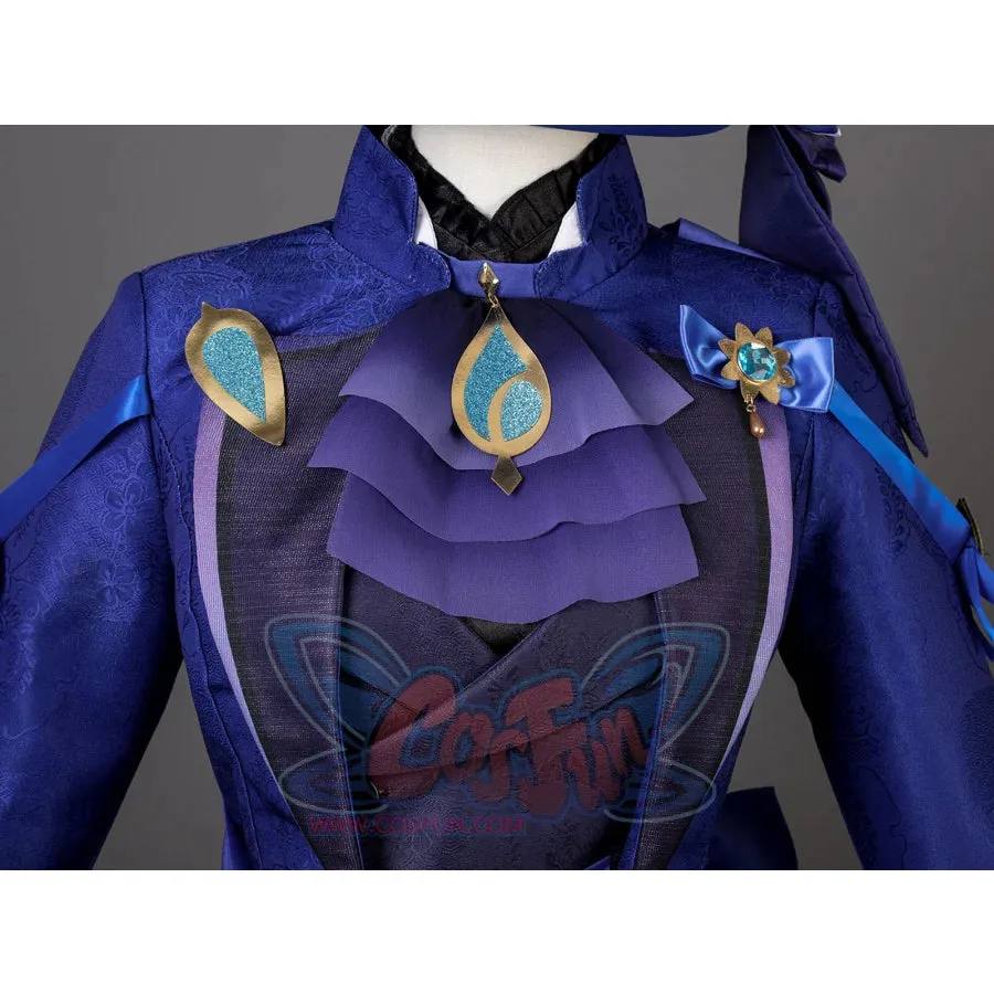 Genshin Impact Black Furina Hydro Archon Cosplay Costume C08739E  B
