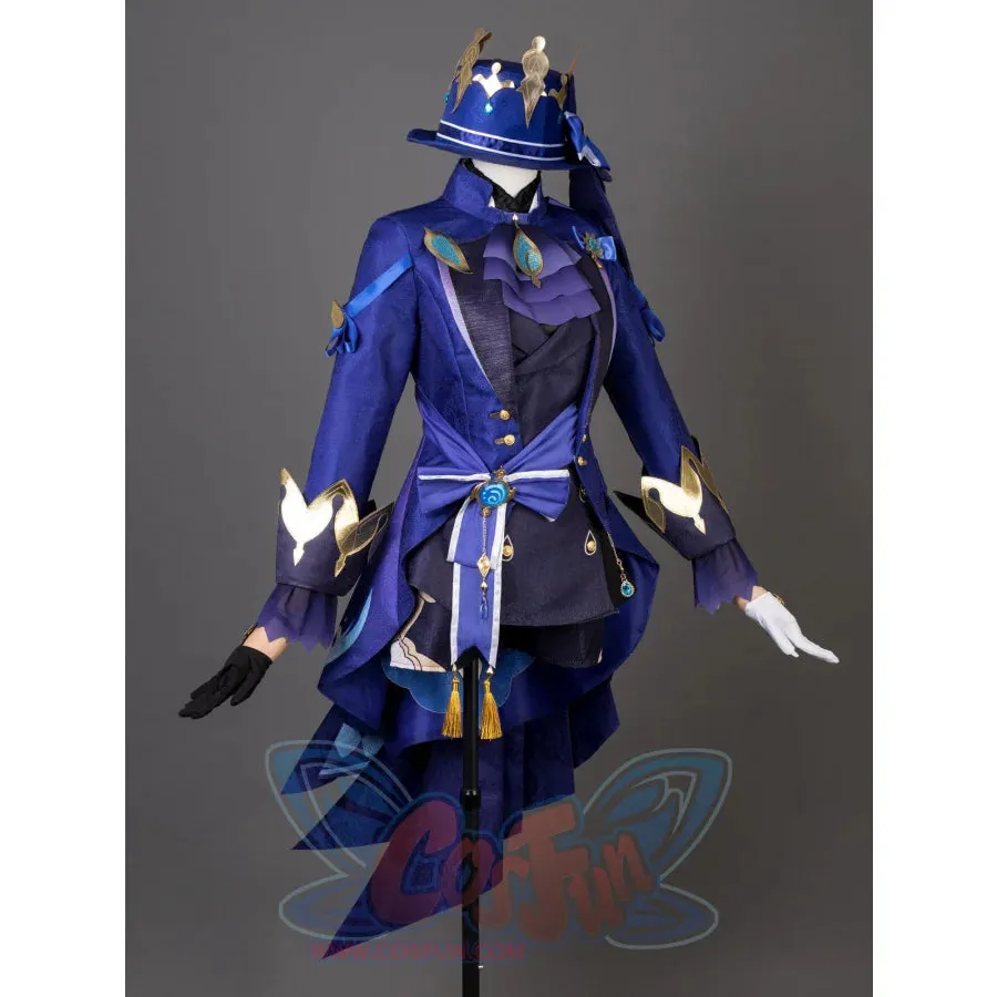 Genshin Impact Black Furina Hydro Archon Cosplay Costume C08739E  B