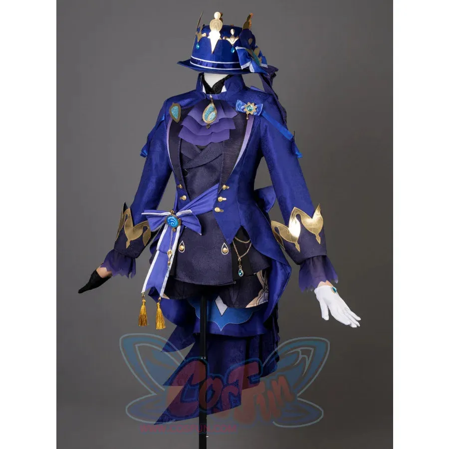 Genshin Impact Black Furina Hydro Archon Cosplay Costume C08739E  B