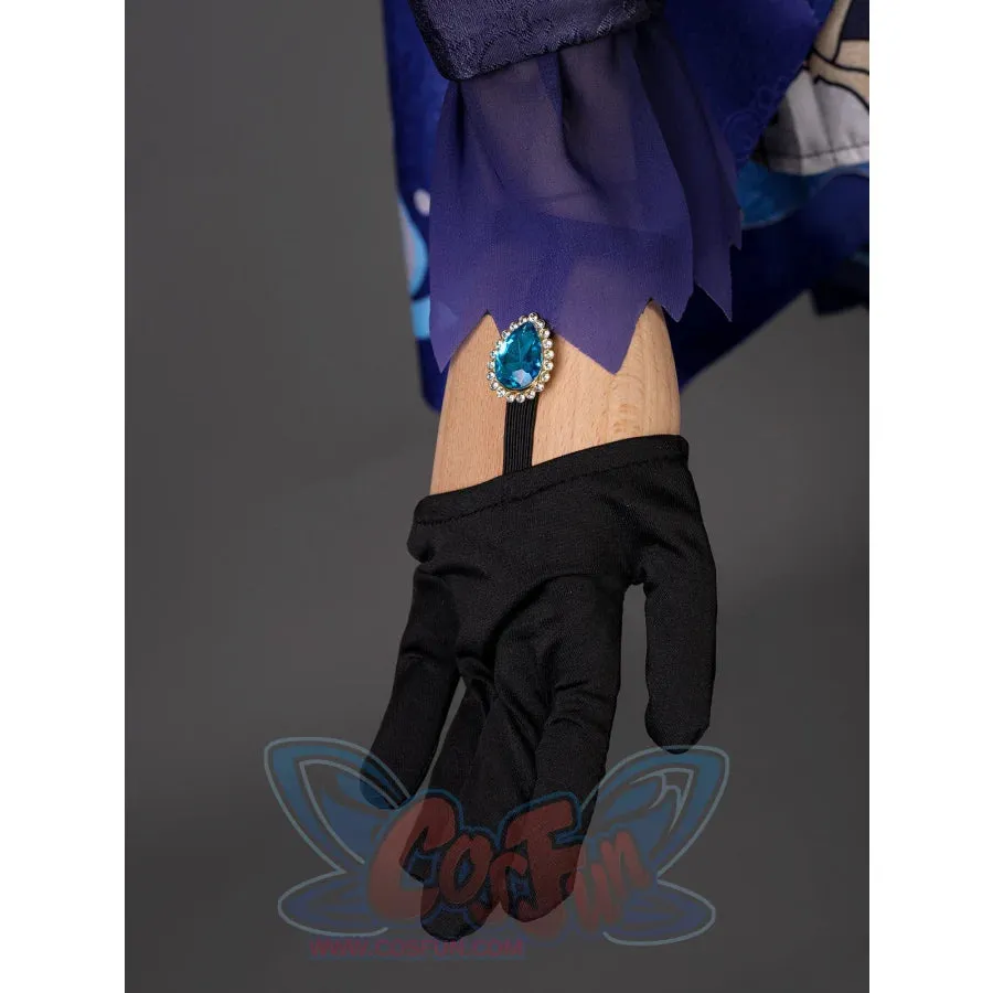 Genshin Impact Black Furina Hydro Archon Cosplay Costume C08739E  B