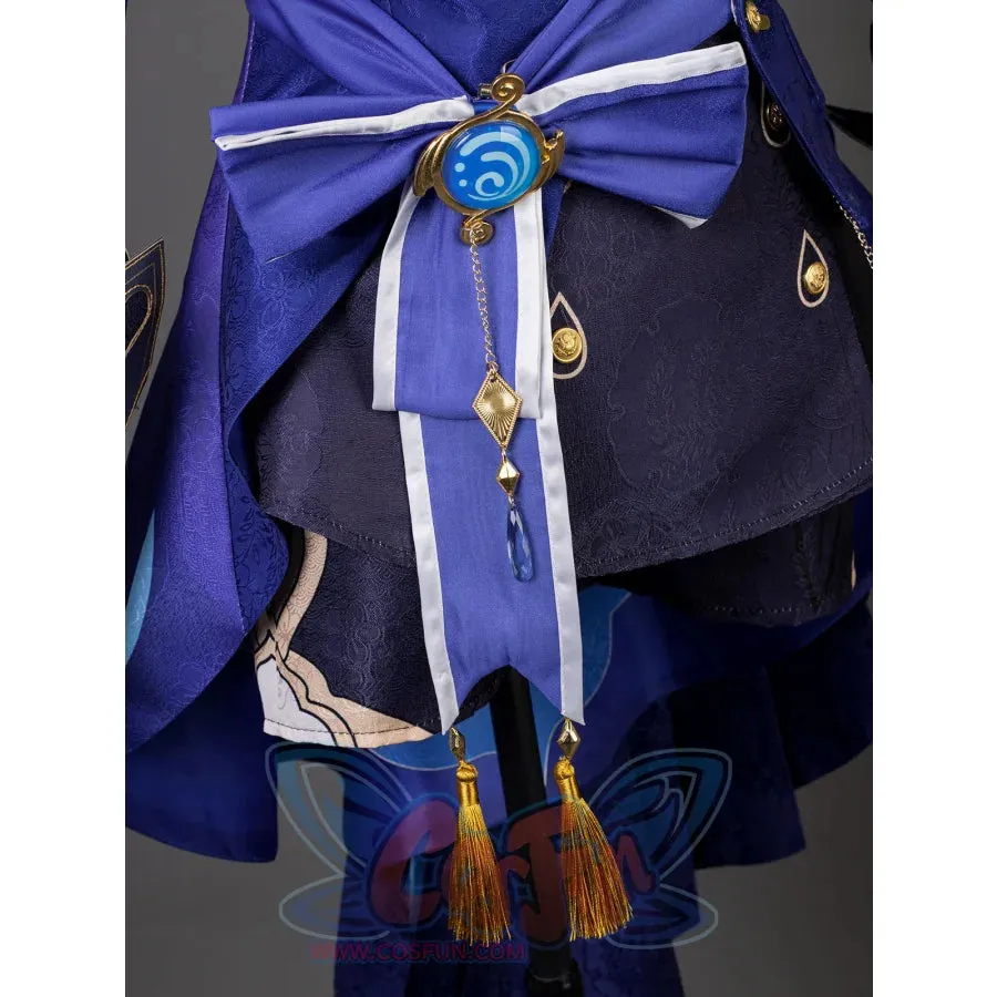 Genshin Impact Black Furina Hydro Archon Cosplay Costume C08739E  B