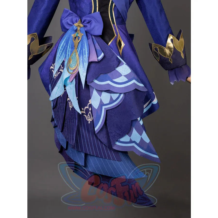 Genshin Impact Black Furina Hydro Archon Cosplay Costume C08739E  B