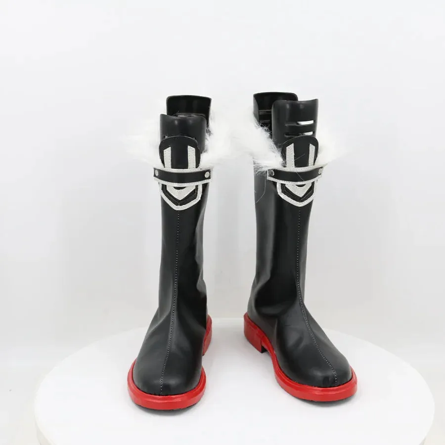 Genshin Impact Fatui Skirmisher Pyroslinger Bracer Cosplay Shoes C07952