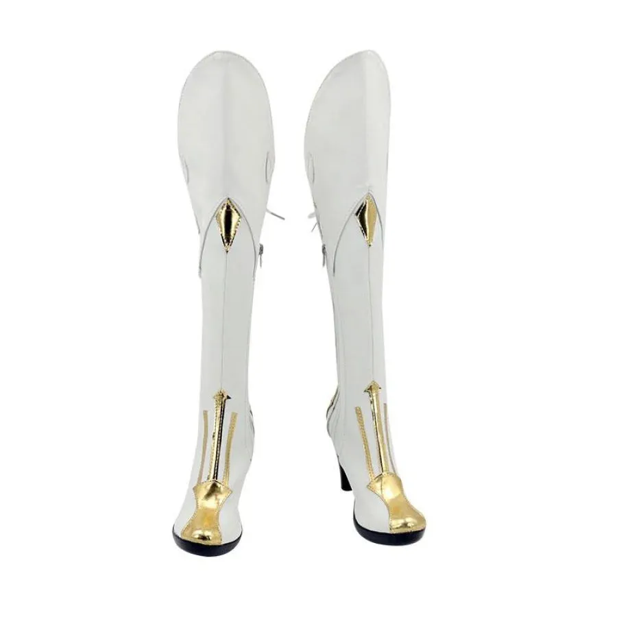 Genshin Impact Jean Cosplay Shoes Women Boots C00110