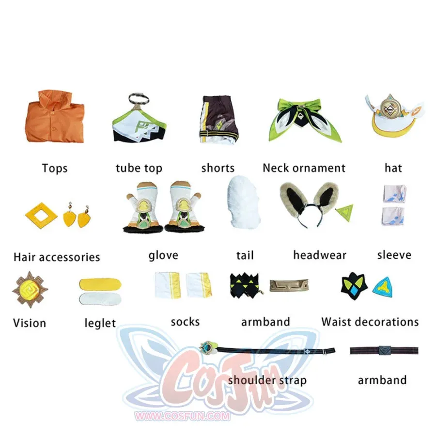 Genshin Impact Kachina Cosplay Costume C09213  B