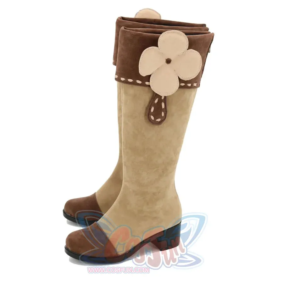 Genshin Impact Klee Cosplay Shoes Women Boots C00106