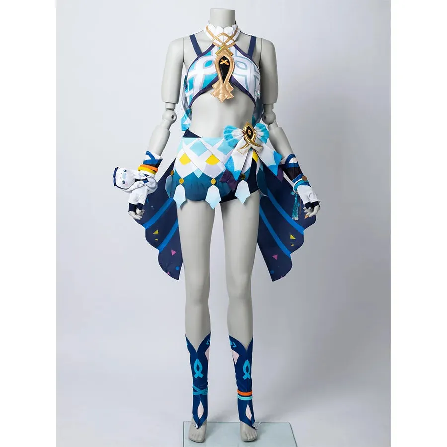 Genshin Impact Mualani Cosplay Costume C09176 B