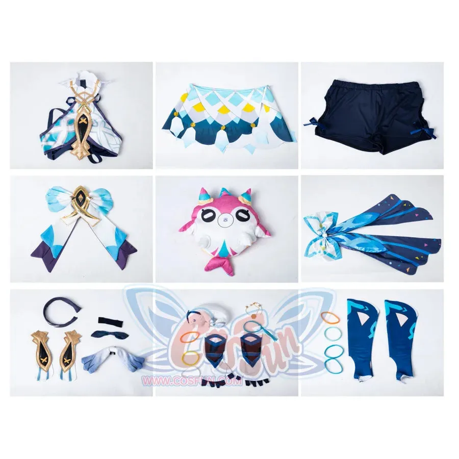 Genshin Impact Mualani Cosplay Costume C09176 B