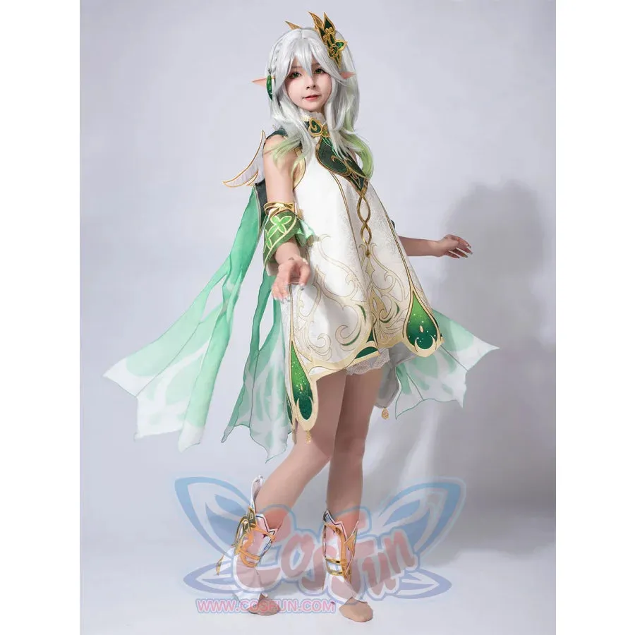 Genshin Impact Nahida/Lesser Lord Kusanali Cosplay Costume C02945  AA
