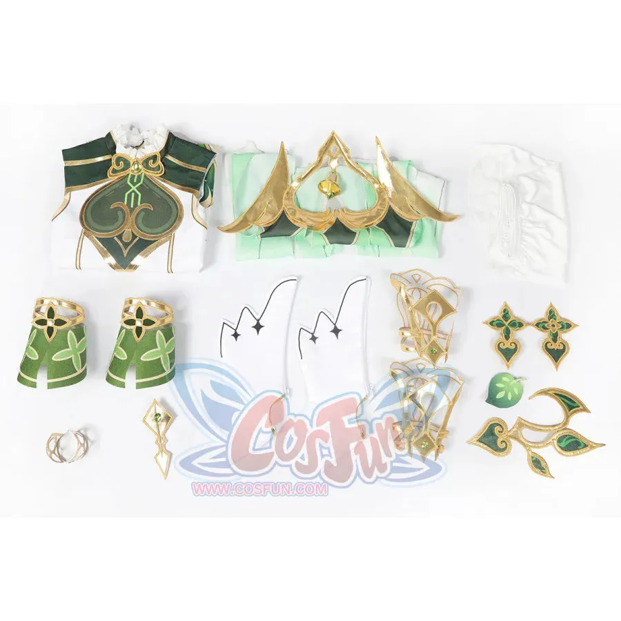 Genshin Impact Nahida/Lesser Lord Kusanali Cosplay Costume C02945  AA
