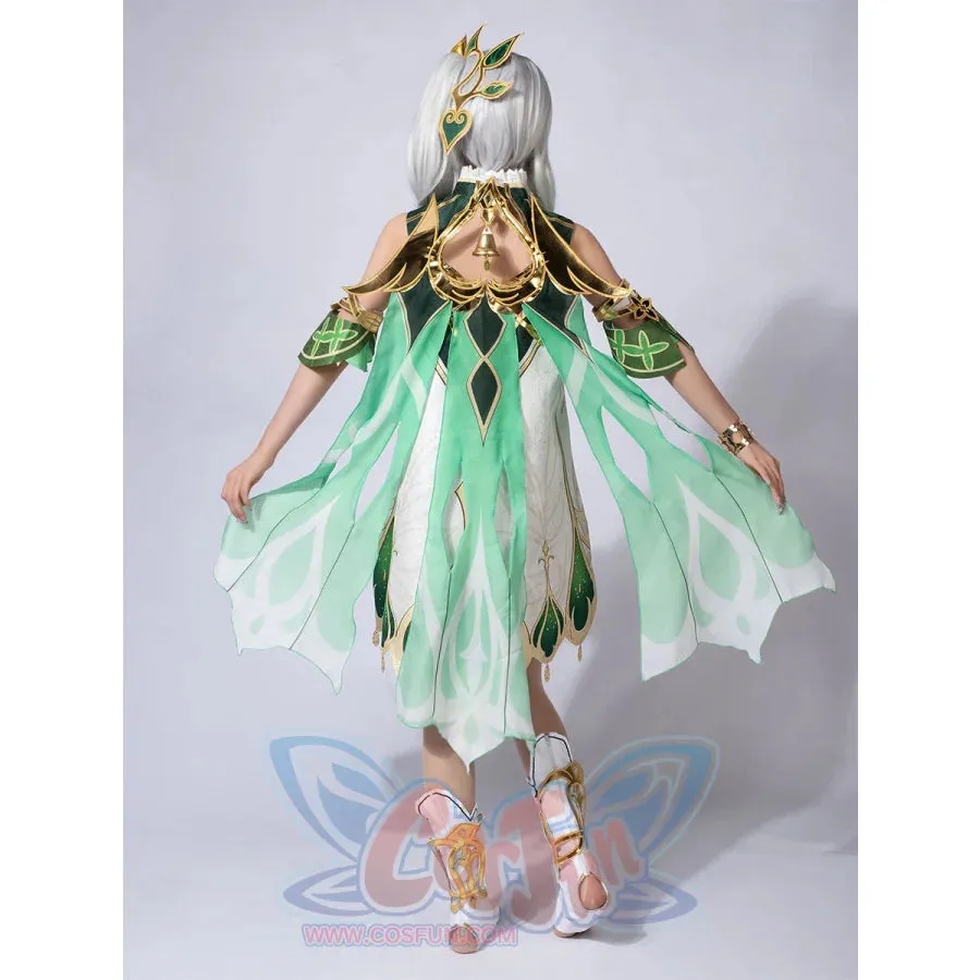 Genshin Impact Nahida/Lesser Lord Kusanali Cosplay Costume C02945  AA