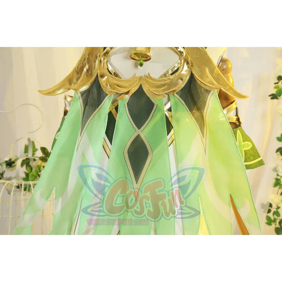 Genshin Impact Nahida/Lesser Lord Kusanali Cosplay Costume C02945  AA