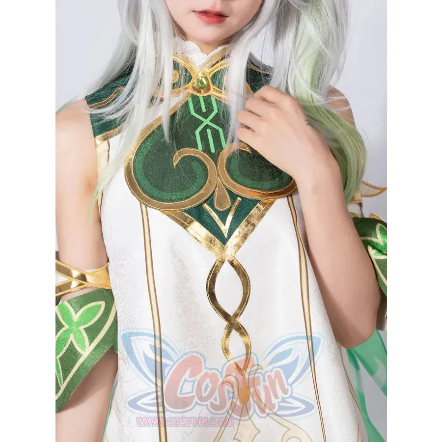 Genshin Impact Nahida/Lesser Lord Kusanali Cosplay Costume C02945  AA