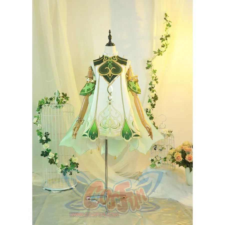 Genshin Impact Nahida/Lesser Lord Kusanali Cosplay Costume C02945  AA