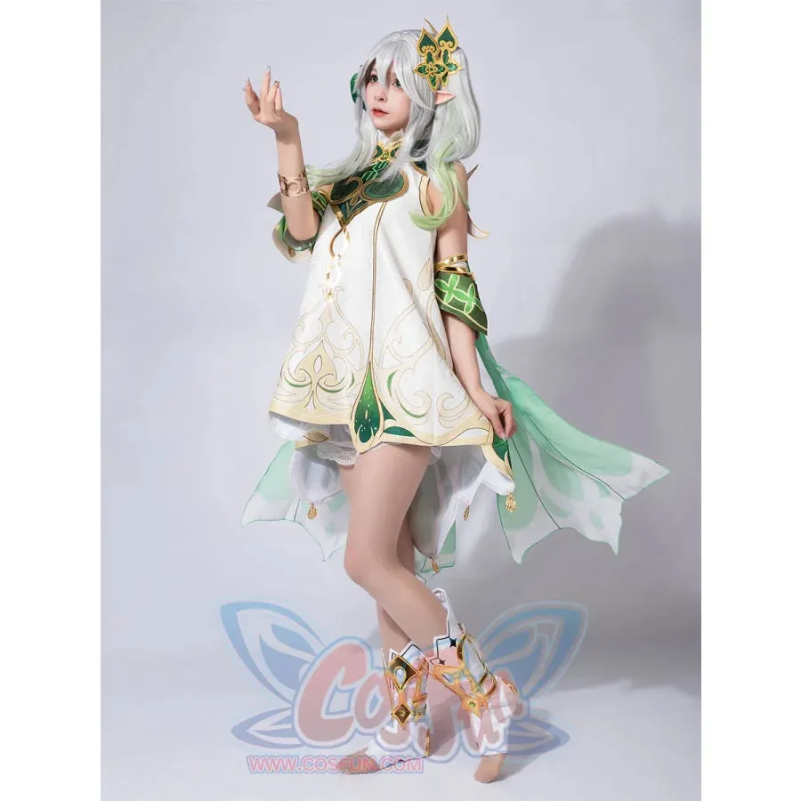 Genshin Impact Nahida/Lesser Lord Kusanali Cosplay Costume C02945  AA