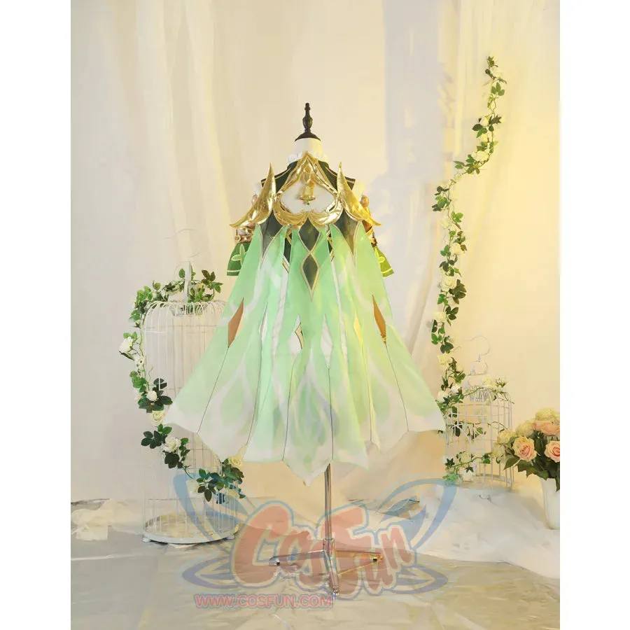 Genshin Impact Nahida/Lesser Lord Kusanali Cosplay Costume C02945  AA
