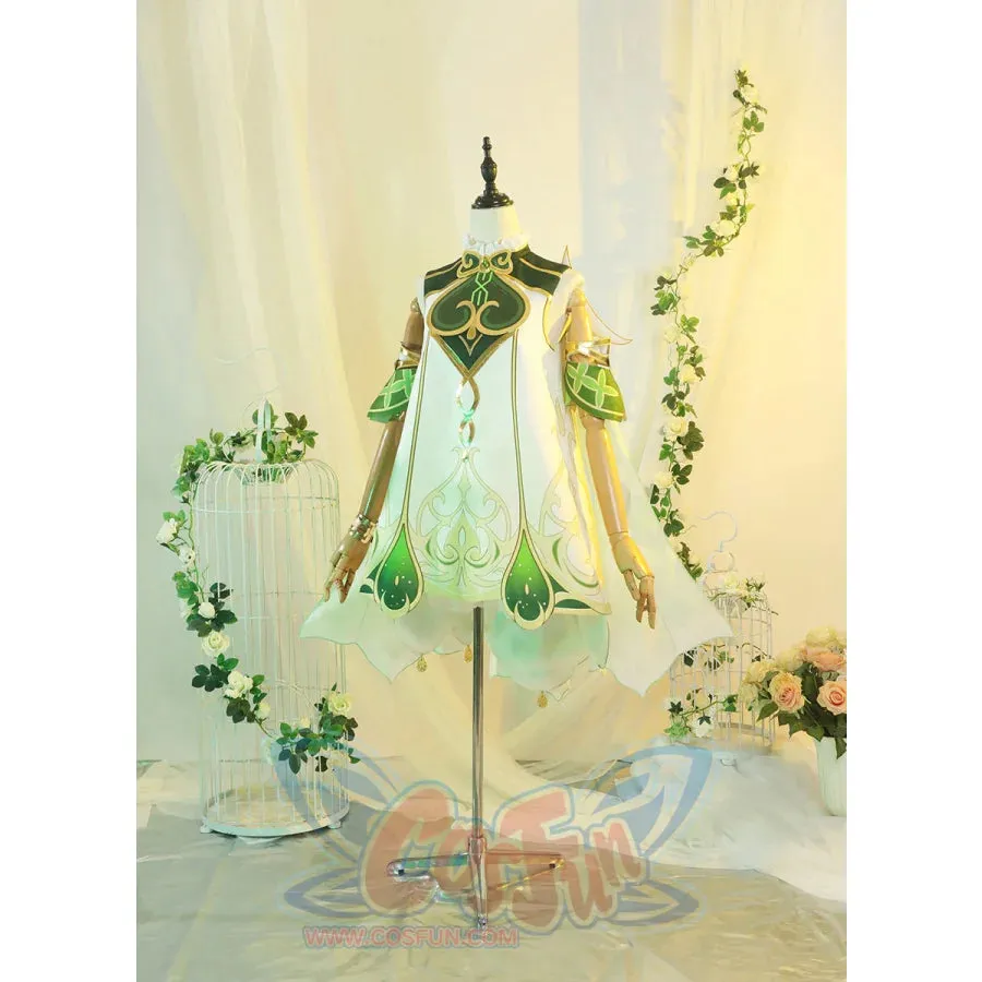 Genshin Impact Nahida/Lesser Lord Kusanali Cosplay Costume C02945  AA