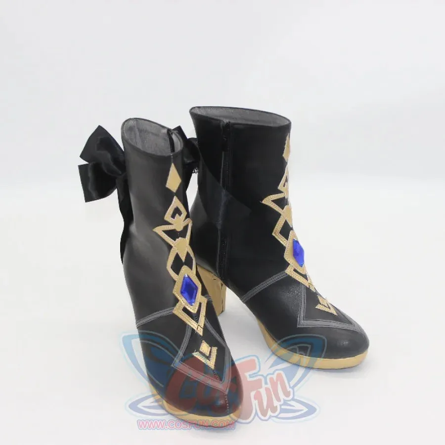 Genshin Impact Navia Cosplay Shoes C08592