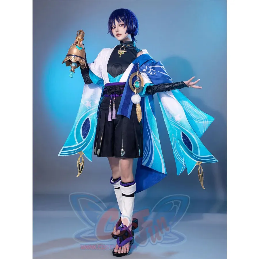 Genshin Impact Scaramouche Wanderer Cosplay Costume C07166  AA